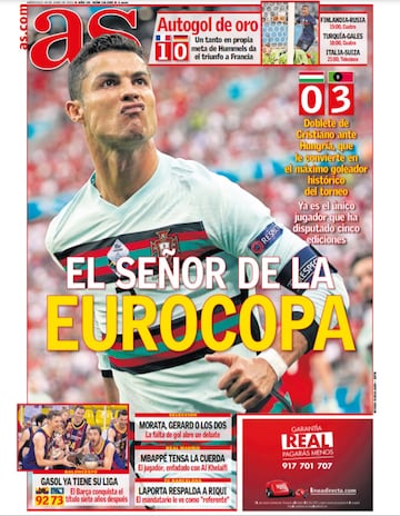 Las portadas de AS de junio