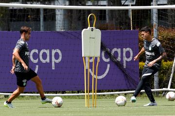 Imágenes del entrenamiento de Atlético Nacional.