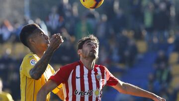 Iván Martos, del Almería, en un partido contra el Alcorcón.