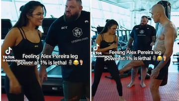 Una mujer, un luchador de UFC y una patada con el 1% de su fuerza: vean lo que sucedió