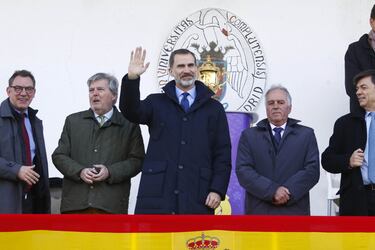 El Rey Felipe VI presidi車 el encuentro junto al ministro de Educaci車n, Cultura y Deporte ??igo M谷ndez de Vigo.