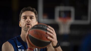 09/04/21 PARTIDO BALONVESTO BASKET
EUROLEAGUE EUROLIGA REGULAR SEASON ROUND 34
BARCELONA - BAYERN MUNICH
PAU GASOL CALENTAMIENTO