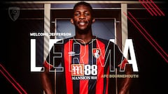 Bournemouth oficializa el fichaje de Jefferson Lerma