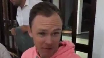 Chris Froome est&aacute; en Colombia para participar en el Giro de Rigo