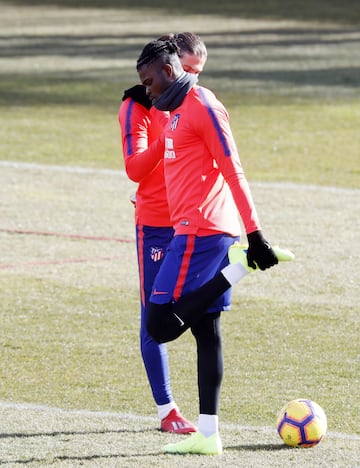 Filipe y Thomas durante el entrenamiento. 