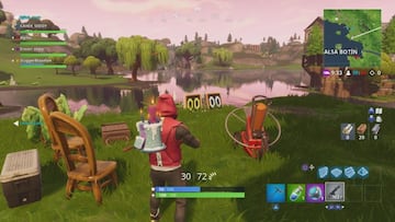 Una de las palomas de arcilla de Fortnite Battle Royale: realmente es una m&aacute;quina de tiro al plato