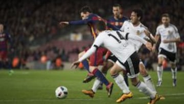 Crónica web del Valencia: "El equipo no estuvo en el campo"