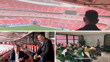 El Eibar explicó "su modelo" a la Universidad de UCFB en Wembley