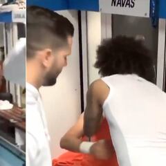 No había fiesta para Keylor: Nacho, Ramos y Marcelo lo consolaron