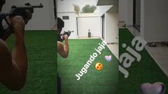 Brian Fernández mostró su gran precisión con un rifle