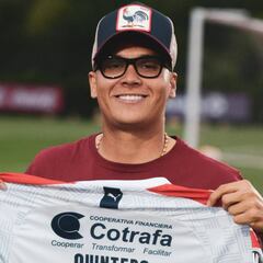 Juan Fernando Quintero visita al Medellín en Buenos Aires