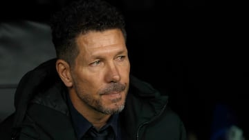 Simeone, en el Bernabéu en el Euroderbi.