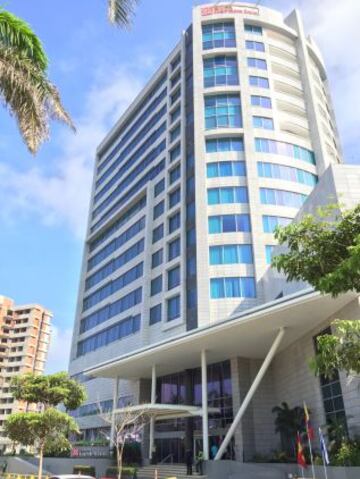 La Selección Colombia, se hospeda en el Hilton Garden Inn de Barranquilla.