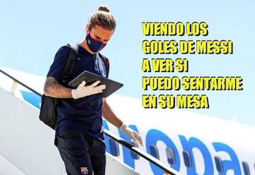 El nuevo look de Messi y Braithwaite, protagonistas de los memes