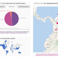 Mapa de casos y muertes por coronavirus por departamentos en Colombia: hoy, 28 de septiembre
