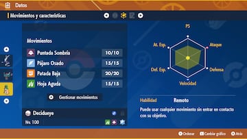 pokemon escarlata purpura teraincursion decidueye teratipo volador 7 estrellas