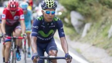 Nairo Quintana durante la etapa 11 en Andorra.