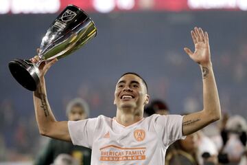 El atacante paraguayo no pudo contener tanta felicidad. Se rumora que llegará a Europa, pero antes quiere ser campeón de la MLS con Atlanta