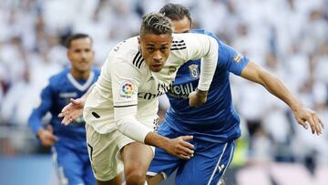 Mariano, durante un partido de esta temporada del Real Madrid.