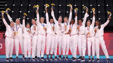 Estados Unidos gan&oacute; su primera medalla de oro en voleibol femenino, con la que asegur&oacute; la cima del medallero en los Juegos Ol&iacute;mpicos de Tokio 2020.
