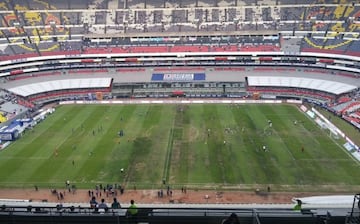 La cancha que comparte América y Cruz Azul sufrió estragos tras un concierto y fue hasta causa para que la NFL decidiera no llevar a cabo el partido entre Los Angeles y Kansas City.