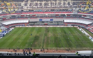 La cancha que comparte América y Cruz Azul sufrió estragos tras un concierto y fue hasta causa para que la NFL decidiera no llevar a cabo el partido entre Los Angeles y Kansas City.