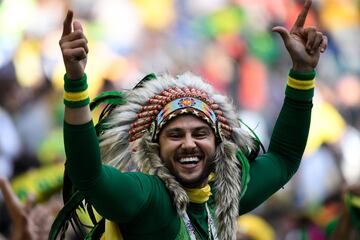 Hincha brasileño.