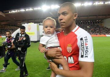 Young and younger | Monaco’s Kylian Mbappe after winning Ligue 1 and now has a chance to shine on the international stage.