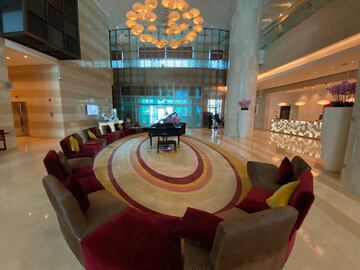 Vista general del hotel Hilton.