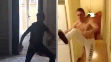 Simplemente brutal: Julián López y su imitación del baile de Deulofeu