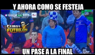 Los memes celebran al Cruz Azul y acaban con Monterrey