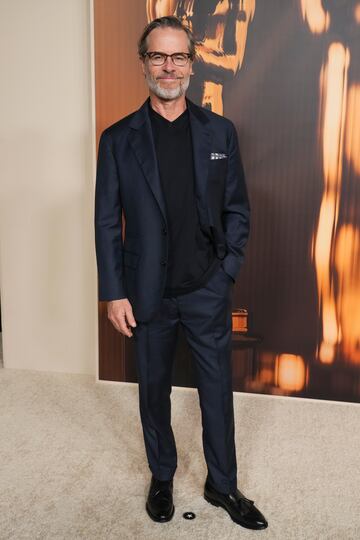 Guy Pearce posa durante la alfombra roja de la recepci車n de los nominados a los Oscar 2025 en la Academy Museum of Motion Pictures de Los Angeles.