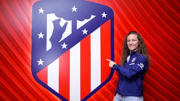 Patricia Larqué renovó con el Atlético.