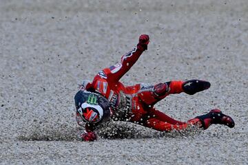 Caída de Jorge Lorenzo.