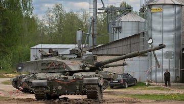 VORU, ESTONIA - MAY 25: Royal Tank regiment take part in maneuvers during NATO exercise Hedgehog on the Estonian-Latvian border on May 25, 2022 in Voru, Estonia. Fifteen thousand troops from fourteen countries are taking part in one of the largest ever mi