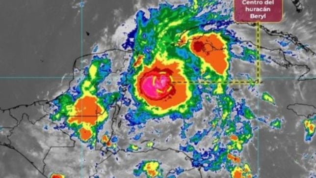 Huracán Beryl categoría 3 se dirige a la Península de Yucatán: ¿a qué hora y dónde tocará tierra?