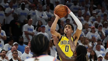 Tyrese Haliburton was the Indiana Pacers’ game winner in Thursday’s NBA Finals opener, sinking a basket in the final moments of the fourth quarter.
