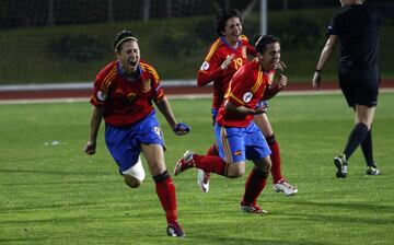 España consiguió clasificarse para la fase final de la Eurocopa de Suecia gracias a un gol de Vero Boquete en el último minuto del partido contra Escocia en la repesca. España volvía a estar 16 años después en una Eurocopa. Pasó de fase de grupos, pero cayó en cuartos ante Noruega por 3-1.  