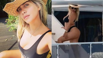 Wanda Nara, denunciada por hacer que su hijo la fotografiara en postura provocativa