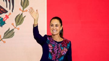 La morenista ofreció su primer discurso como potencial presidenta de México. Refrendó que gobernará con democracia y una línea continuista con la administración de López Obrador.