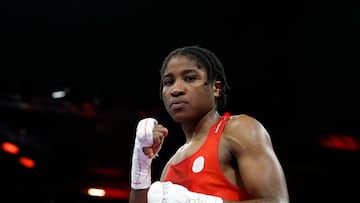 Cindy Winner Djankeu Ngamba tras su victoria ante Davina Michel.