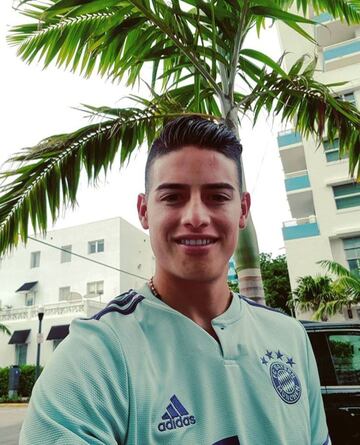 James se unió en Miami al Bayern Múnich. El colombiano no jugará ningún partido en la gira y empezará trabajos de acondicionamiento físico