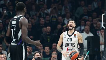 Isaia Cordinier, alero de la Virtus de Bolonia.