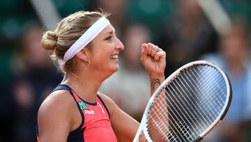 Bacsinszky 'proud' to be in second French Open semi-final