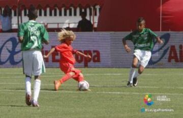 Partido de la primera jornada entre el Barcelona y el Deportivo Calí.