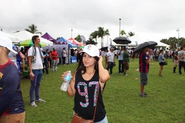 Las bellezas que vieron el Madrid - Barcelona en Miami