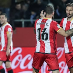 El Girona anda a ritmo de equipo de Europa League