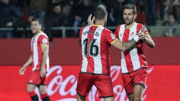 El Girona anda a ritmo de equipo de Europa League