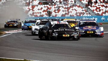 Turismos de BMW y Audi en el DTM.