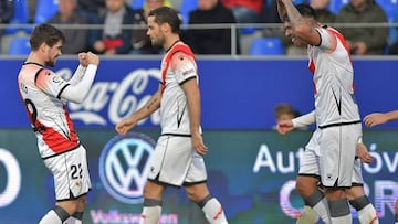 Huesca 0 - Rayo 2: resumen, goles y resultado del partido